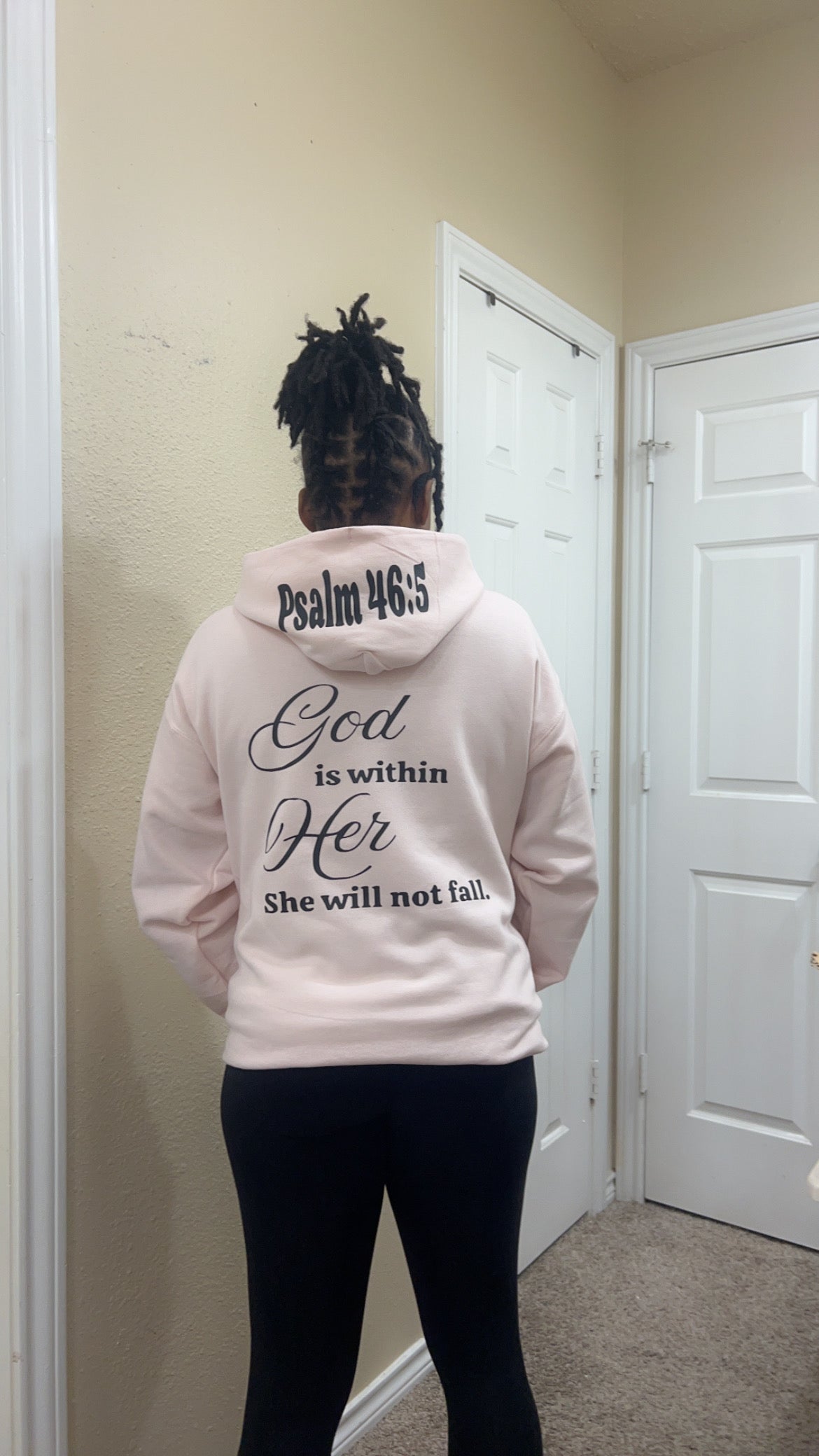 Pink Her+ GOD Hoodies