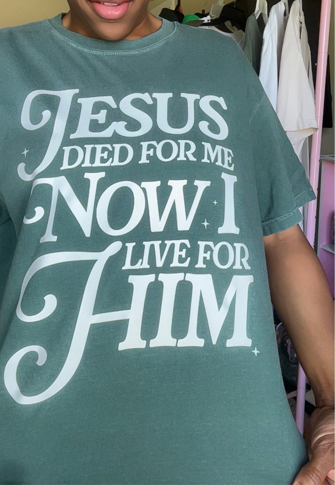 Jesus died for me