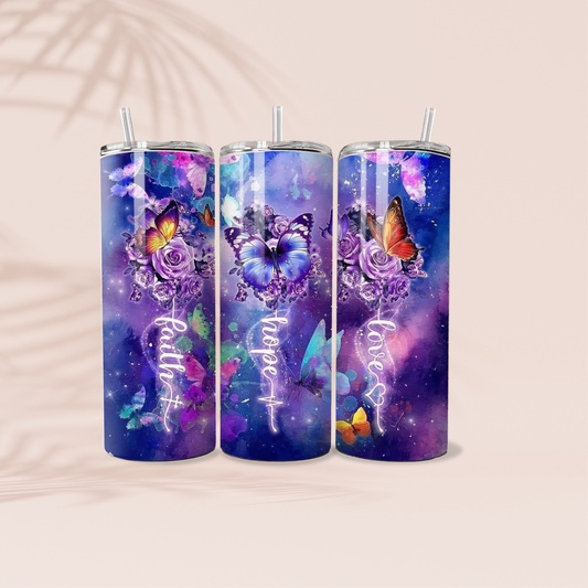 Faith Hope Love Tumbler