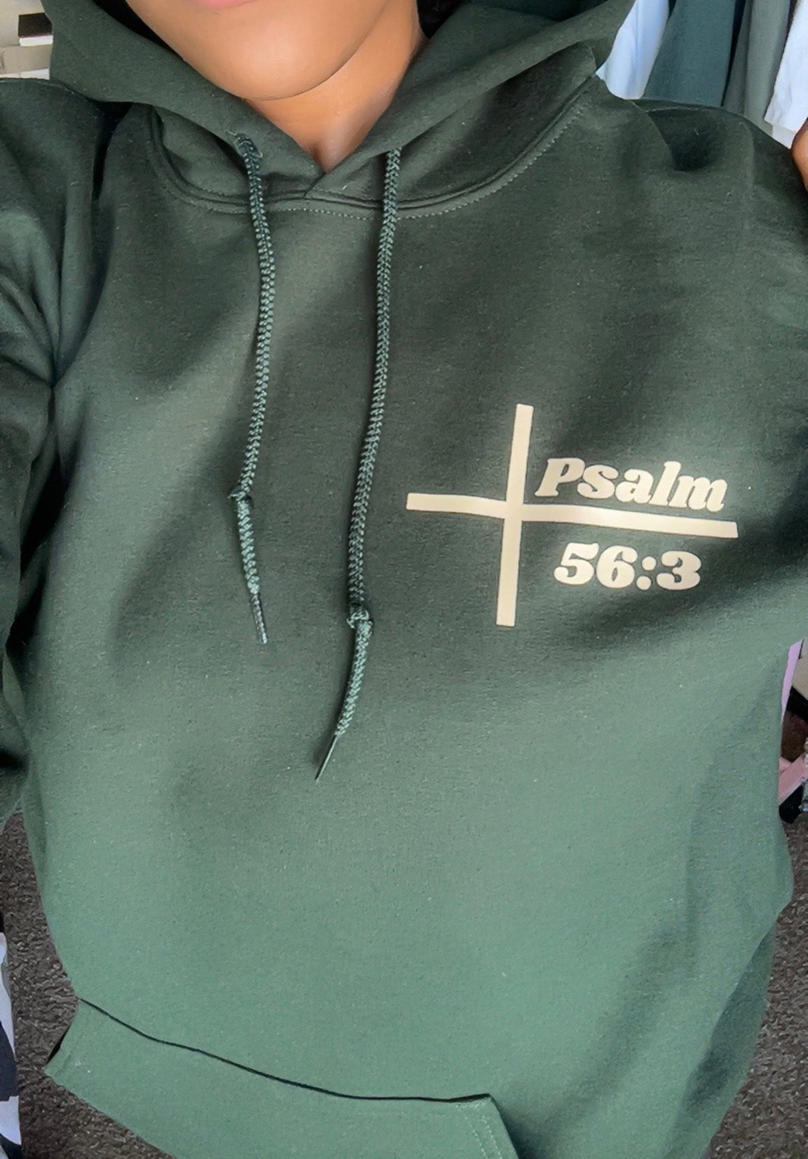 Psalm 56:3 Faith Over Fear Hoodie