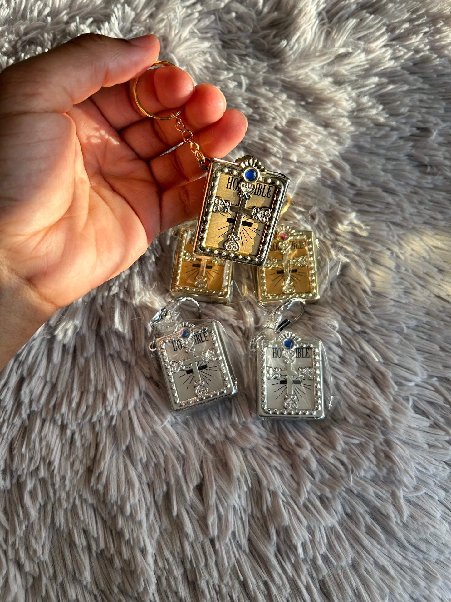 Mini Bible Keychains