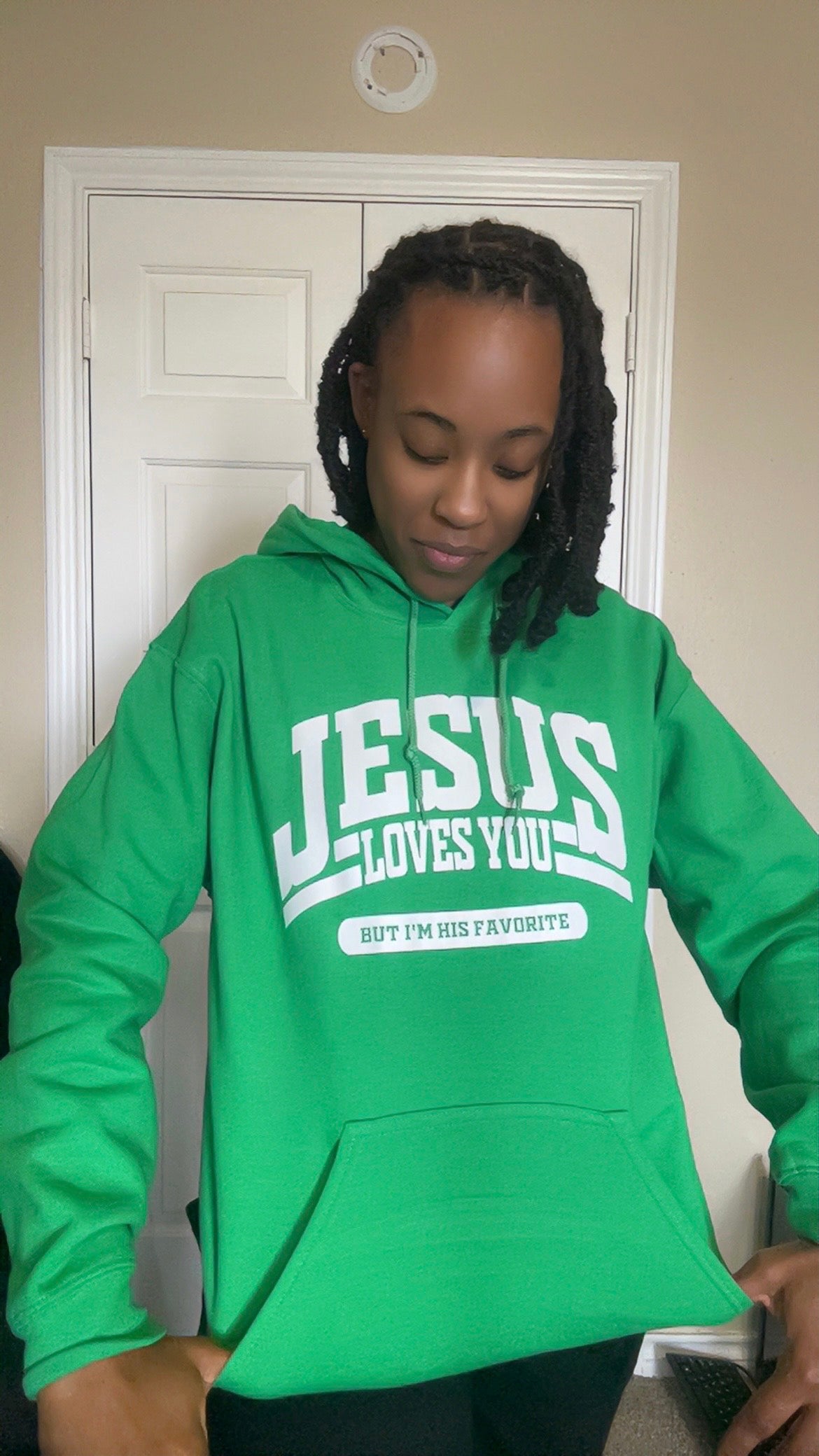 Jesus loves you (But I’m his favorite) hoodie