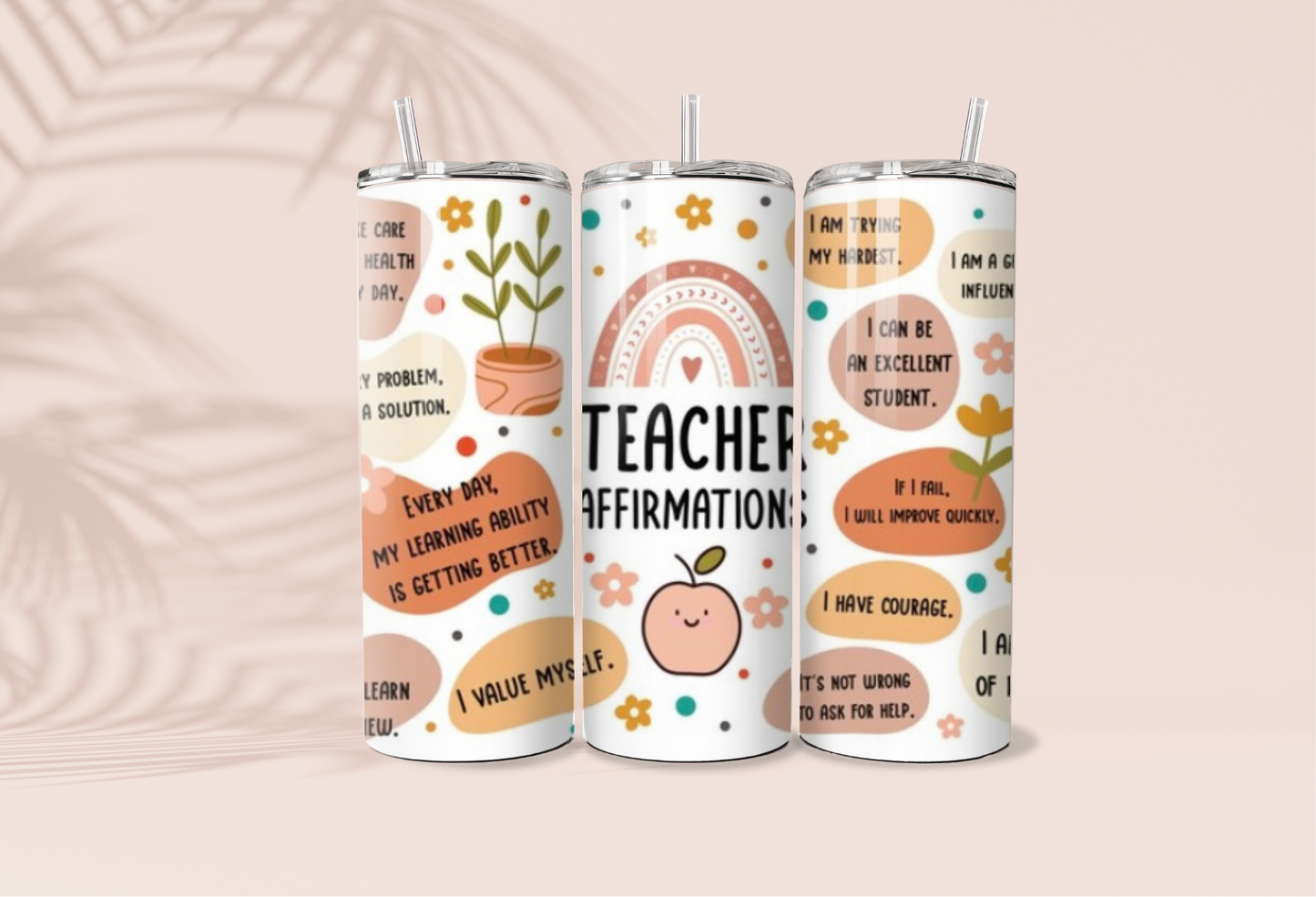 Teacher Affirmation Tumbler