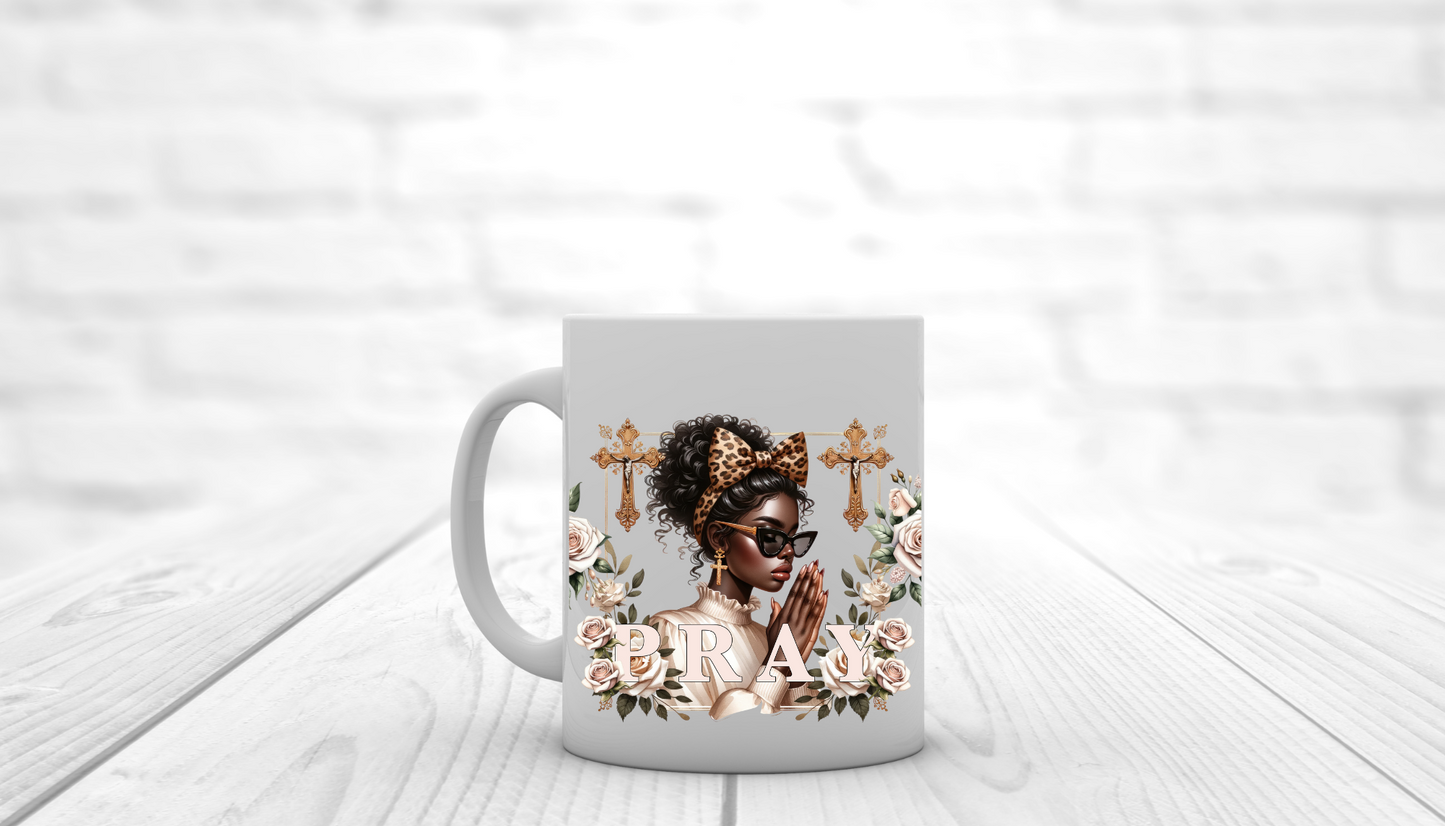 PRAY God Mug