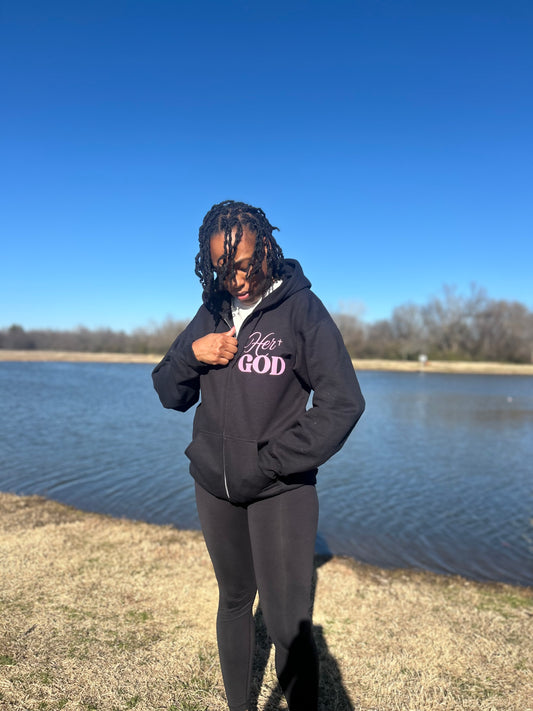 Her+ GOD Zip-up Hoodies
