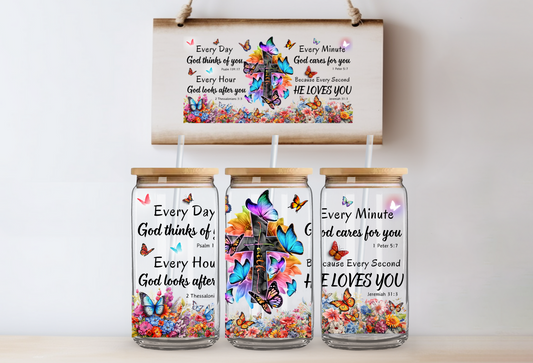 Faith glass cup