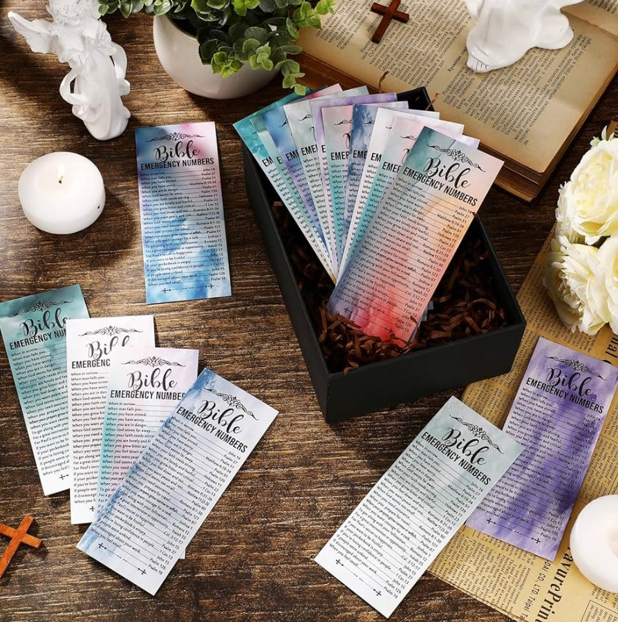 Bible Emergency Number Bookmarks
