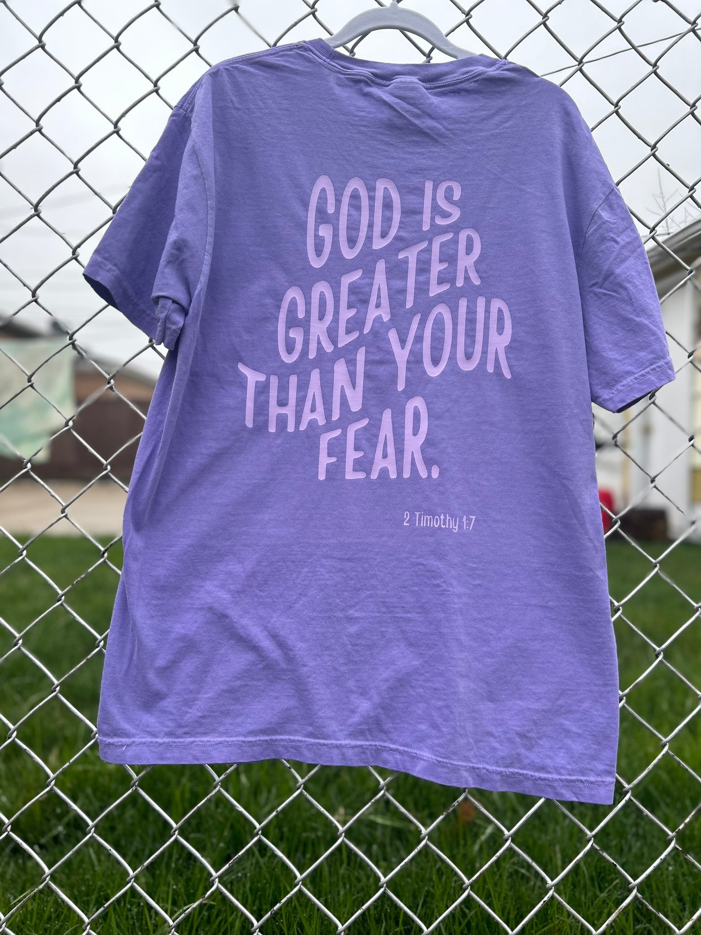 God is greater than your fear T-shirt