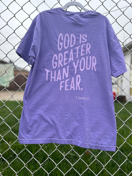 God is greater than your fear T-shirt